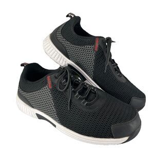 Orthofeet Edgewater 617 Shoes Sneakers Mens 14XX Wide Black Orthopedic Walking